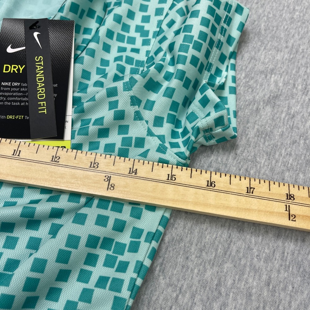 NWT Nike Golf Womens Dri-FIT Polo Shirt and Skort Set Teal Geometric Tennis XS - Picture 4 of 13